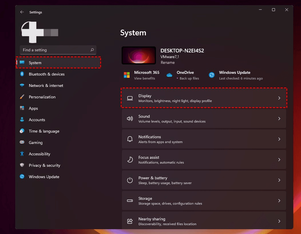 System Settings Windows 11