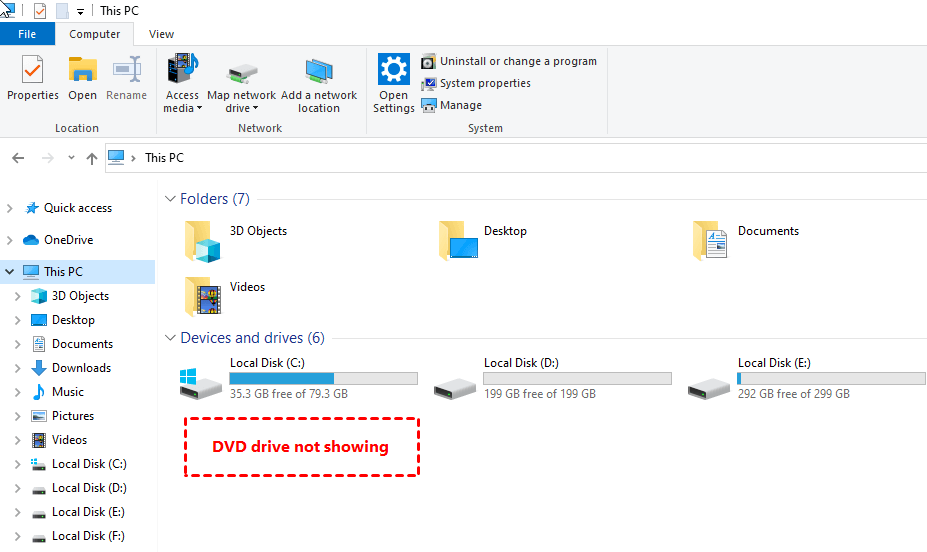 Høring Lade være med Pol 7 Methods to Fix DVD Drive Not Showing up in Windows 10