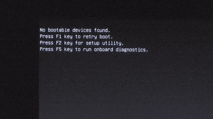 No Bootable Devices Found Dell