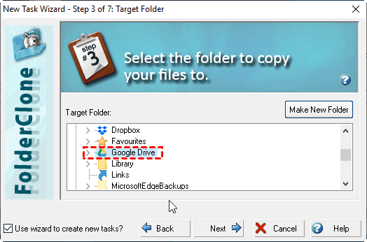 Target Folder