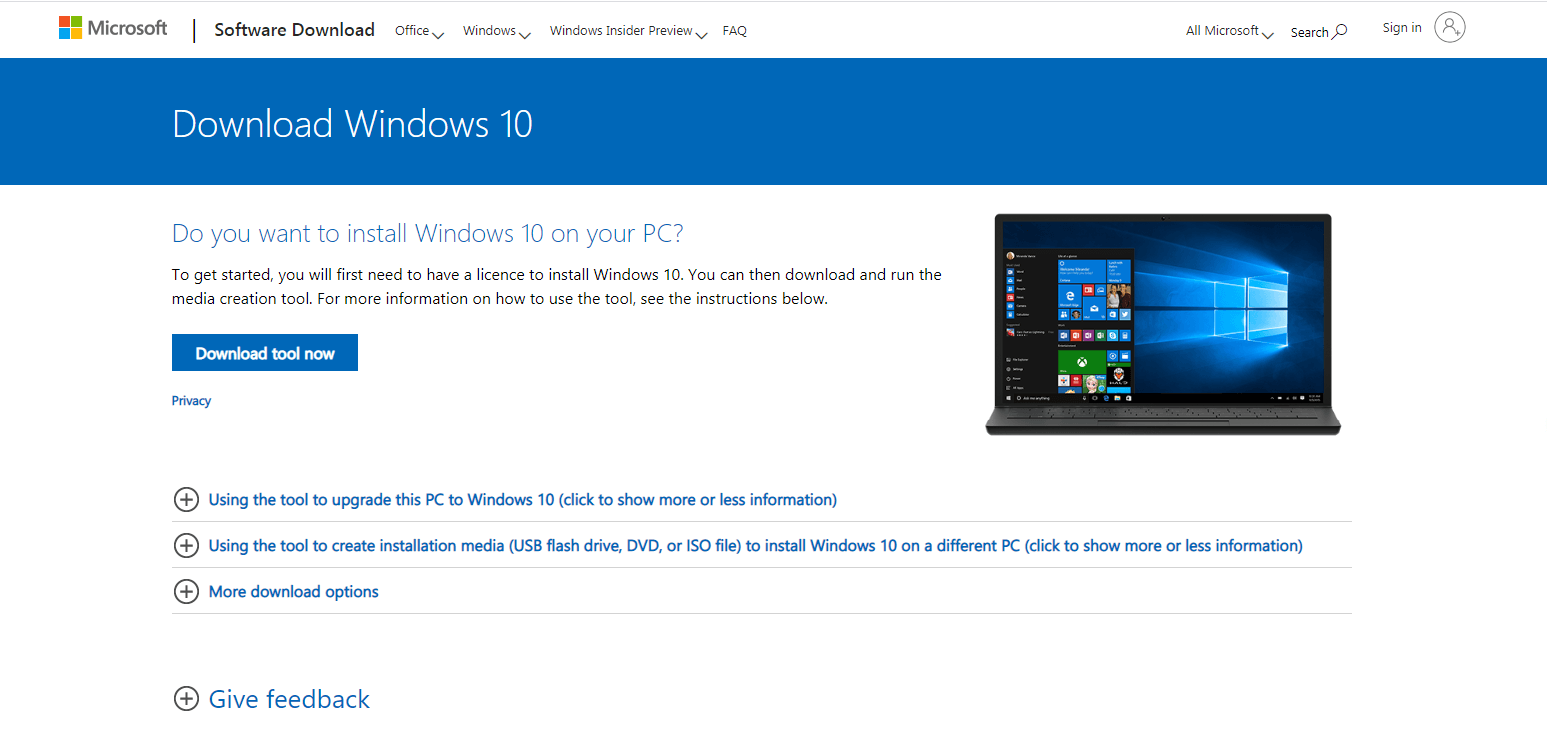 Windows 10 Iso Media Creation Tool Download
