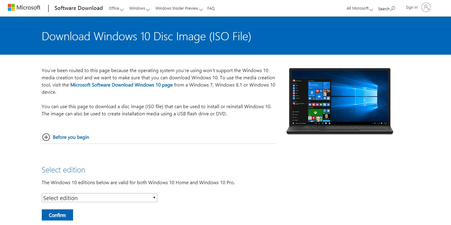 Windows 10 Original ISO File Download