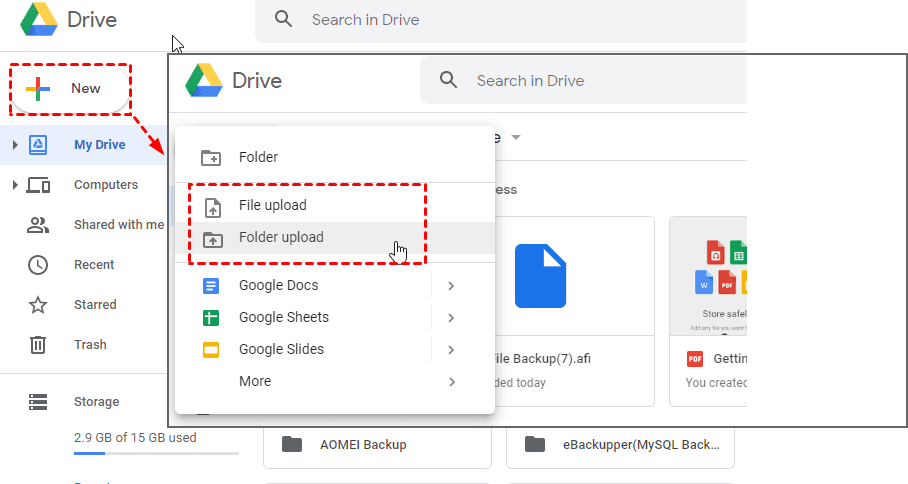 How do I automatically sync my Google Drive to my network drive?