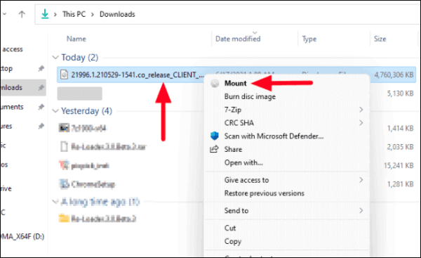 Windows 11 ISO-Datei bereitstellen