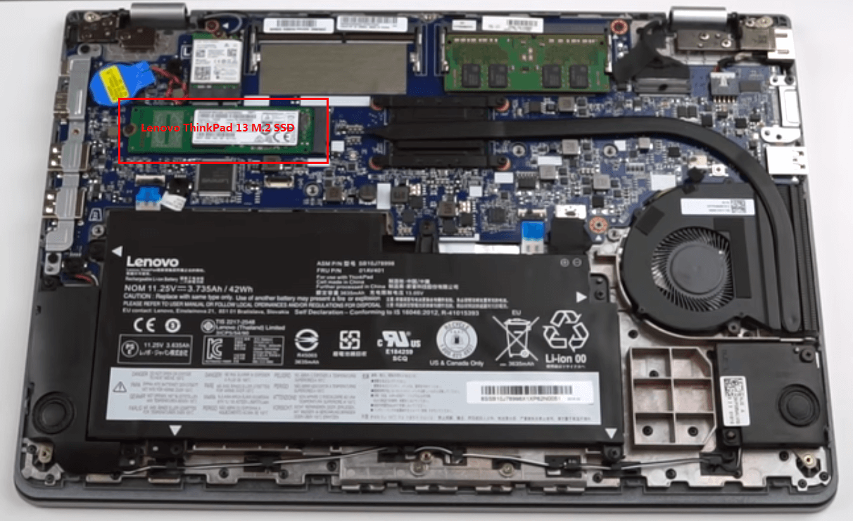 fordom ambulance klamre sig Perform Lenovo ThinkPad 13 SSD Upgrade Safely (2 Ways)