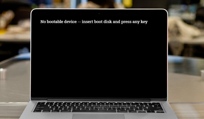 No Bootable Device
