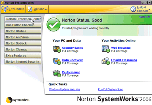 Norton Systemworks 2006