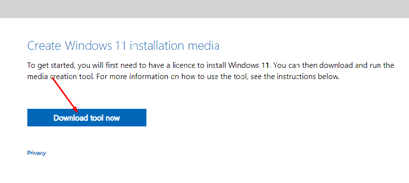 Download Windows 11 Tool