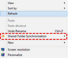 Shared Folder Synchronization
