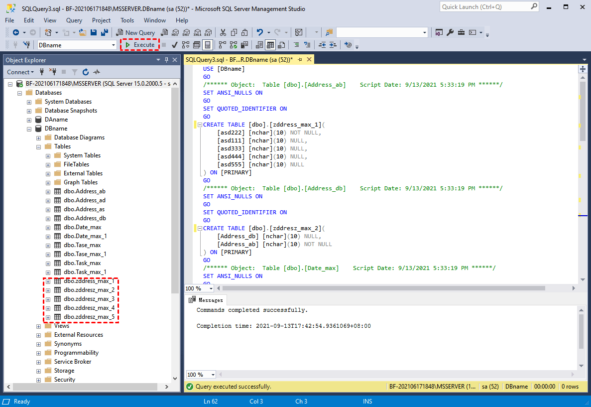 Ms Sql Server Single Table Backup