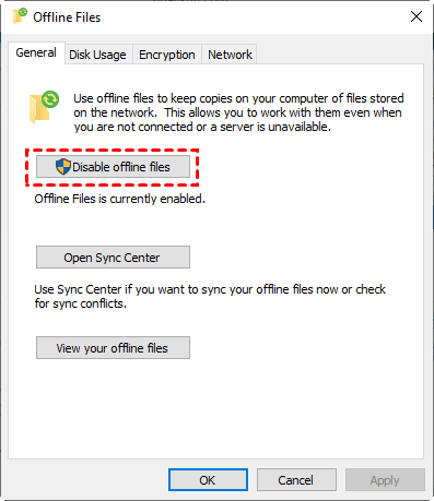 sync pending windows 10 stuck