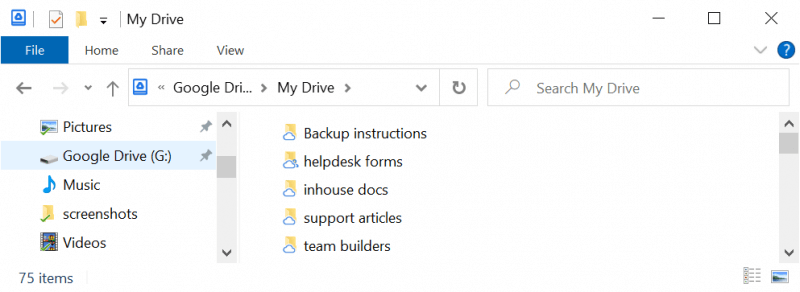 How to Add Google Drive to File Explorer