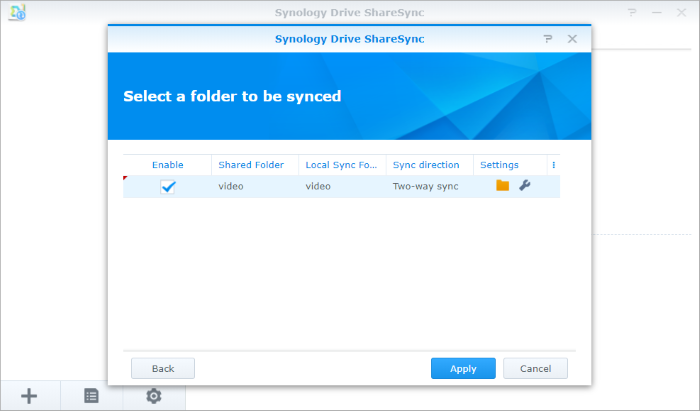 Synology Drive Server Choose Remote Folder