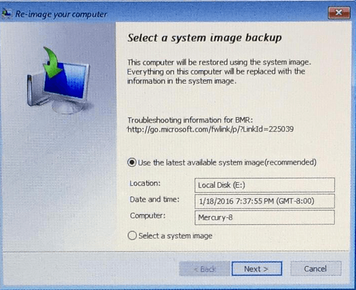 Re-image Your Computer