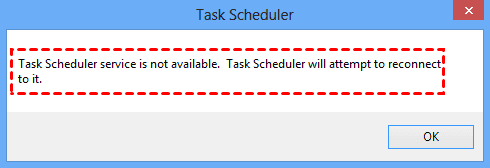 Task Scheduler Service is Not Available