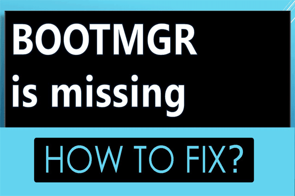 Solved：BOOTMGR Is Windows 10 after Cloning – 6