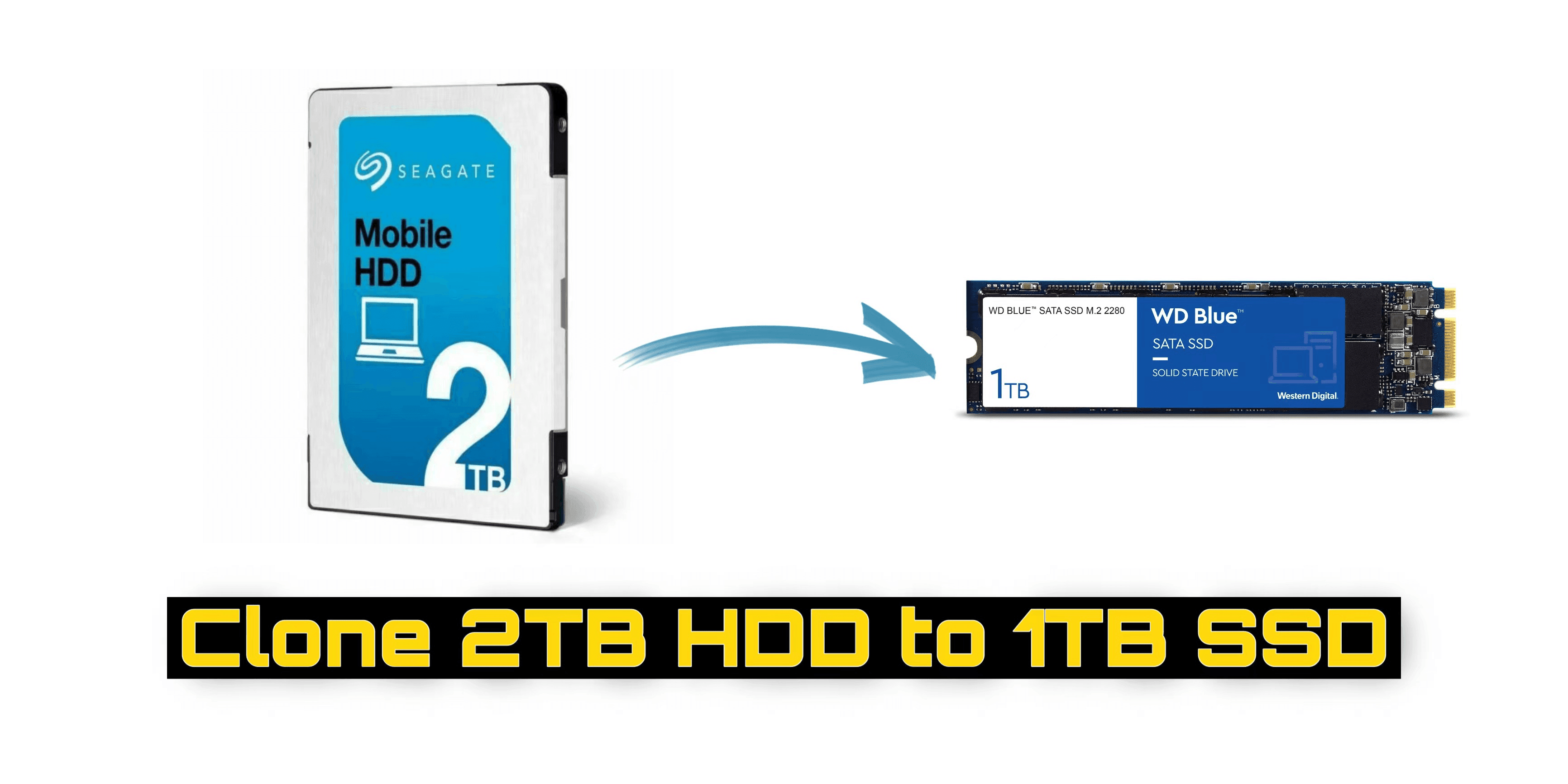 Clone 2TB HDD to 1TB SSD