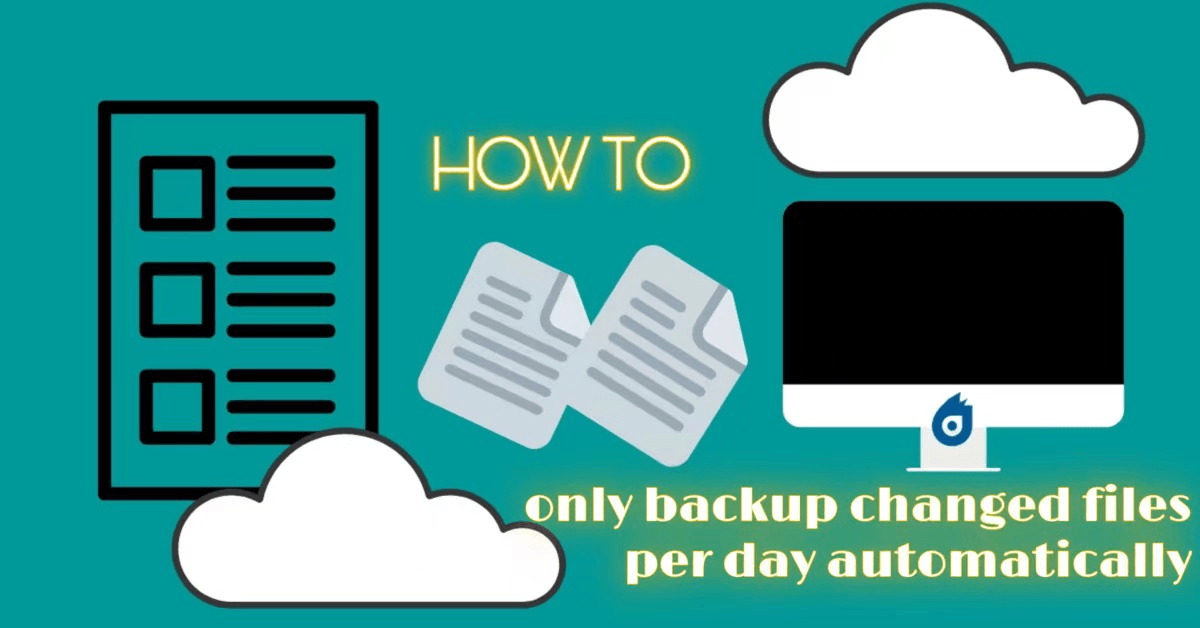 Only Backup Changed Files Per Day Automatically