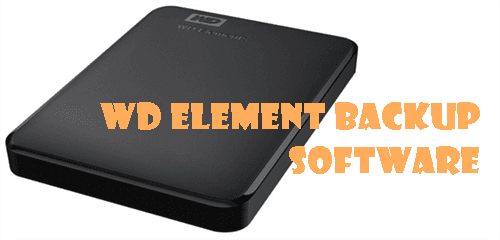 WD Element Backup Software