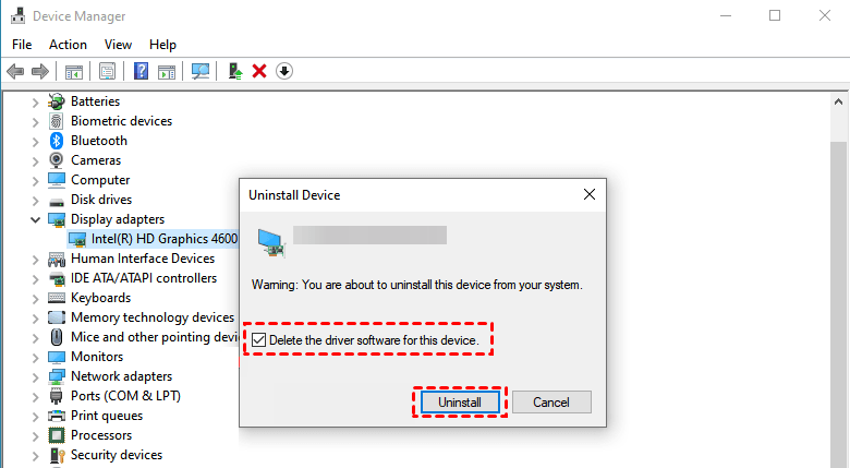 Uninstall Conflicting Driver
