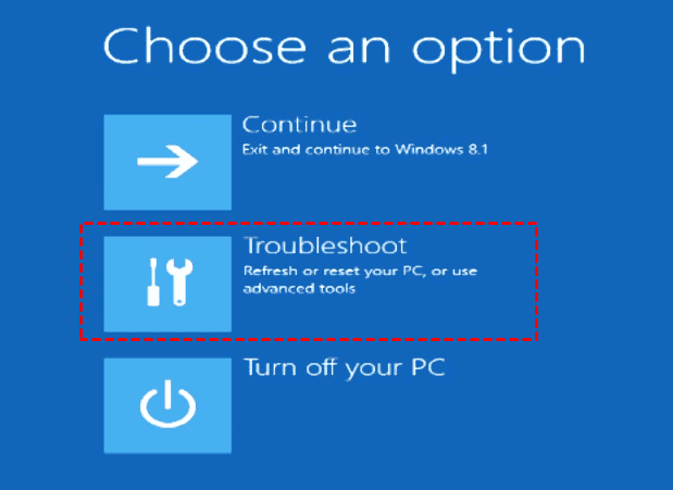 Windows 8 System Restore Troubleshoot