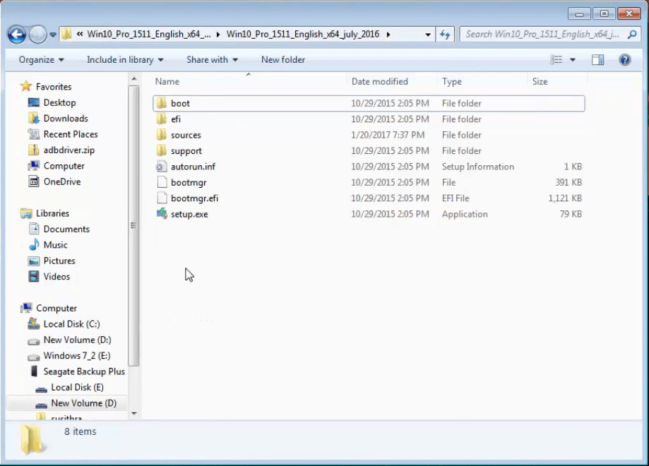 Windows 10 Setup Files