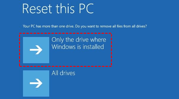only c drive or all drives