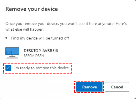 Remove This Device