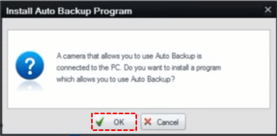 Install PC Auto Backup Program