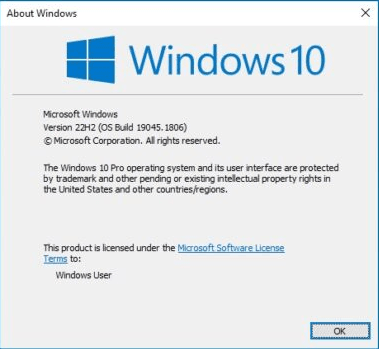 Windows 10 22H2 Update