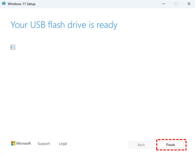 Usb Flash Drive is Ready