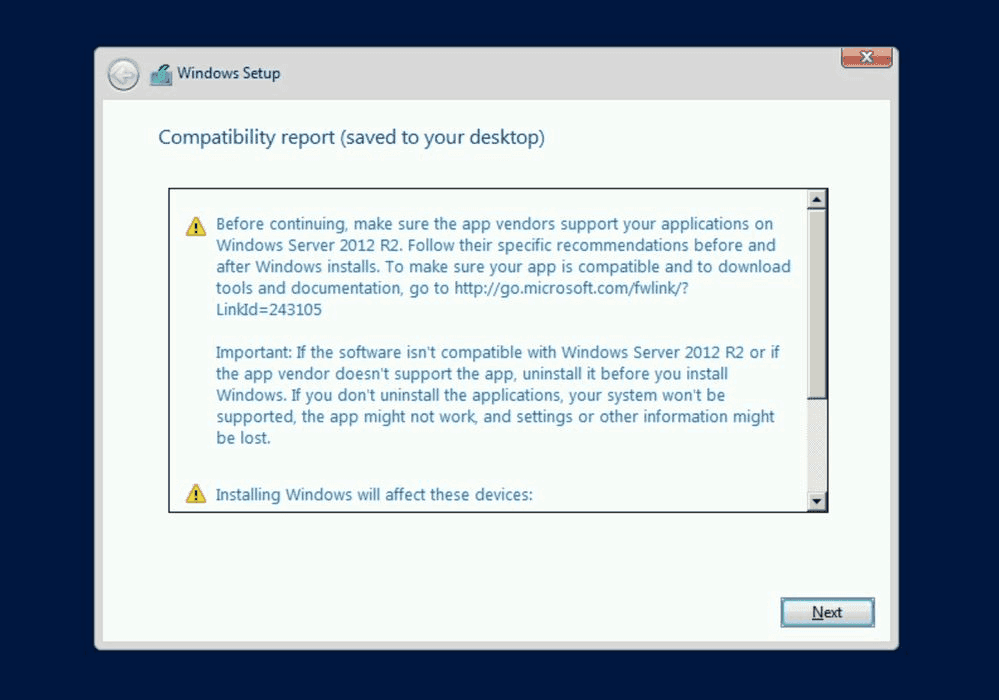 Compatibility Report