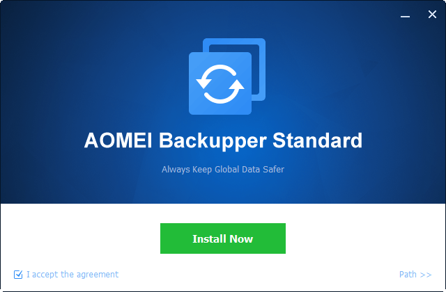 Install AOMEI Backupper Standard