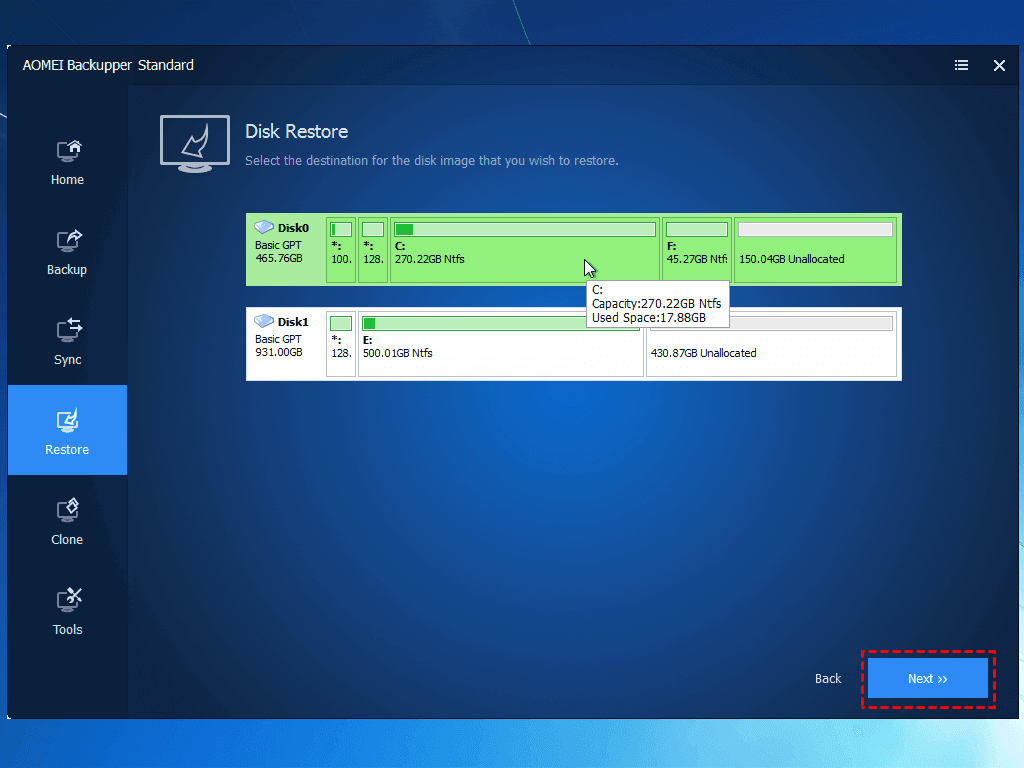 Select New SSD
