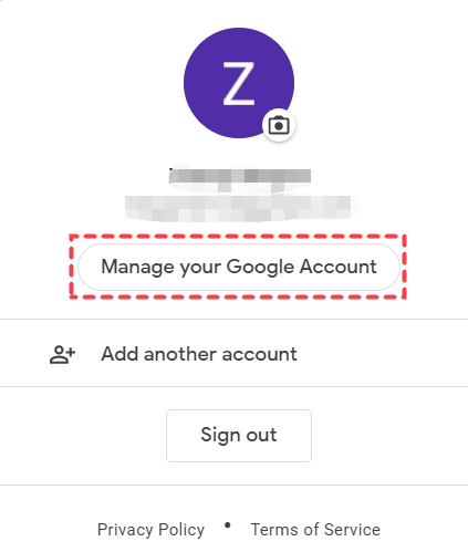 Manage Gmail Account
