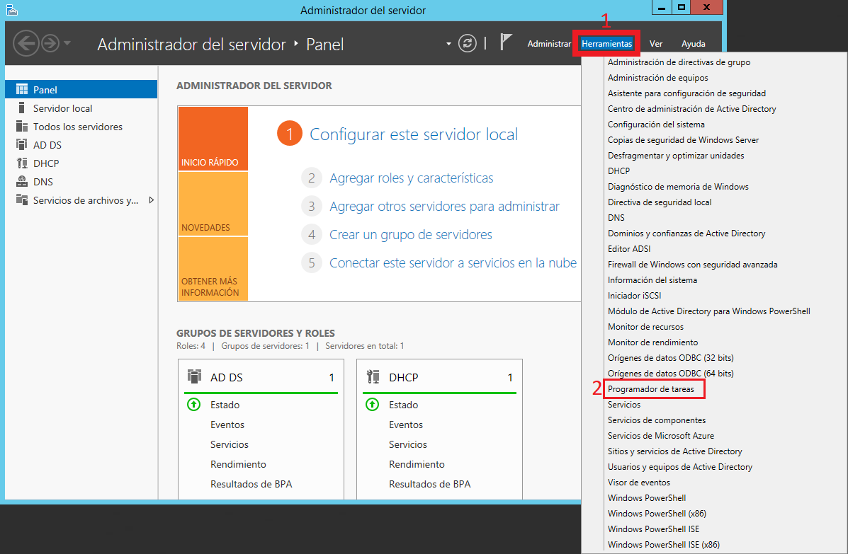 Cómo programar una copia de seguridad de Windows Server una vez a la semana