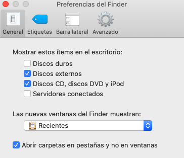 Finder Preferences