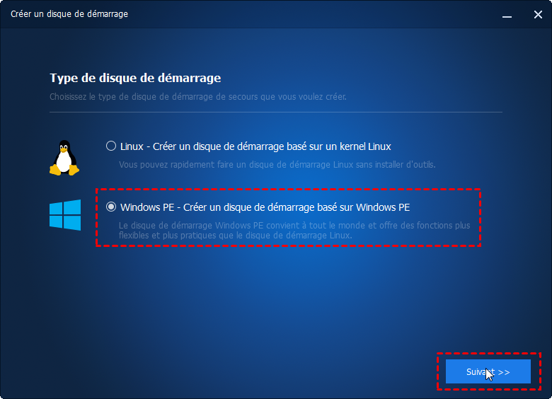 USB amorÃ§able Windows Server sur Winpe