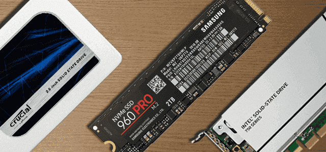 SSD NVMe et SATA