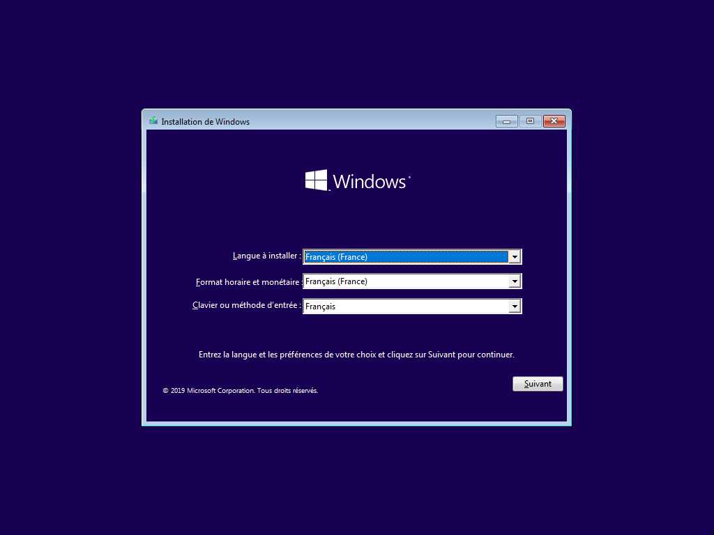 Windows 11 installation 