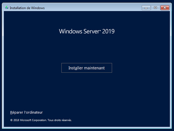 installer windows server