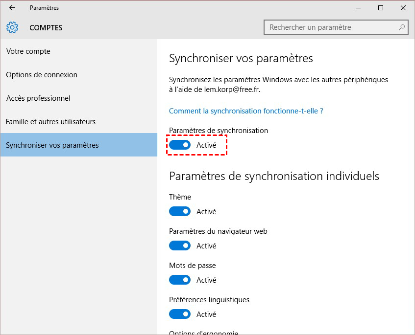 Comment Synchroniser PC Portable Et PC Bureau Sous Windows 10