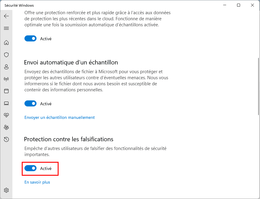3 façons de désactiver Windows Defender sur Windows 11