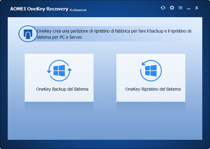 Onekey Recovery