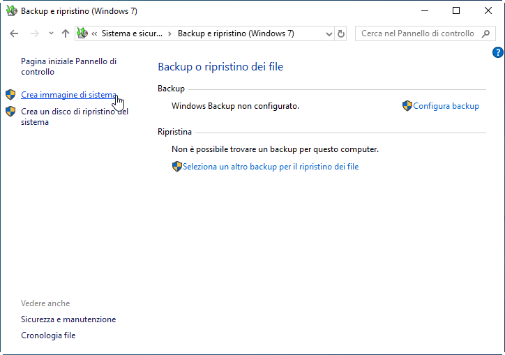 Creare immagine di sistema Windows 11