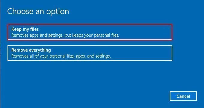 Reinstall Windows 10 without Losing Data