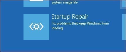 Click Startup Repair