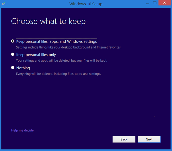 reinstallare Windows 10