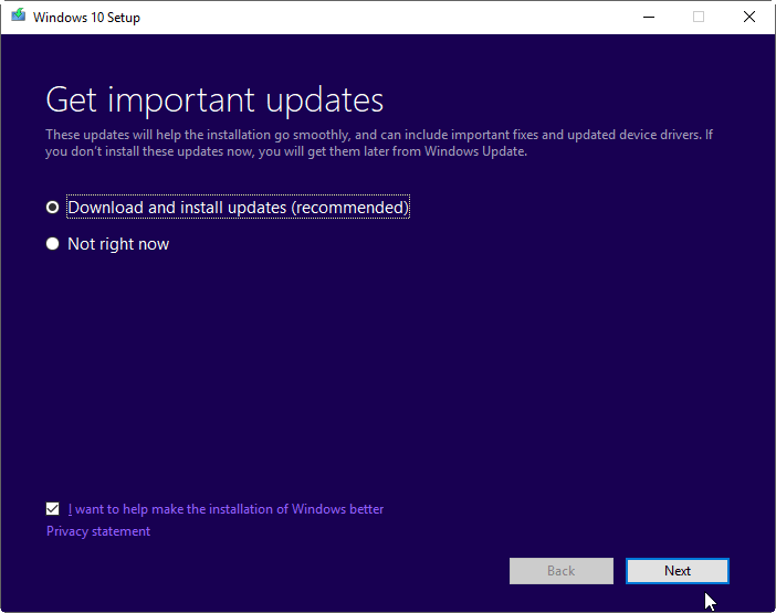 Windows 10 설정