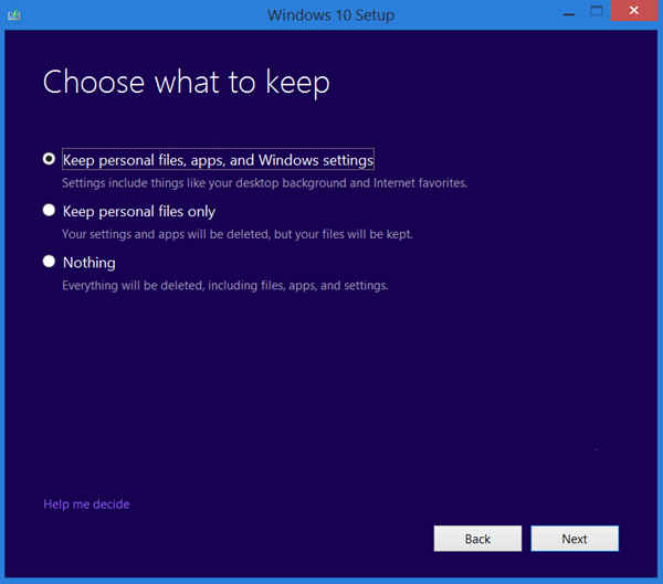 Repair Windows 10 Solution 4: Repair Upgrade